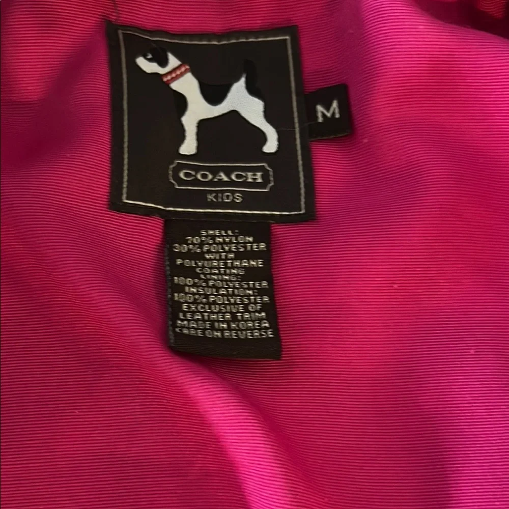 Coach girl,Quilted Jacket with Pink Accents - Picture 5 of 9